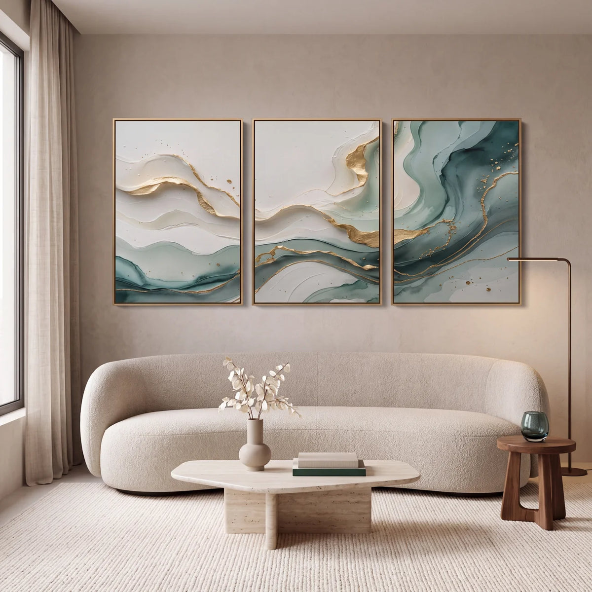 Quadro Decorativo Maré de Jade