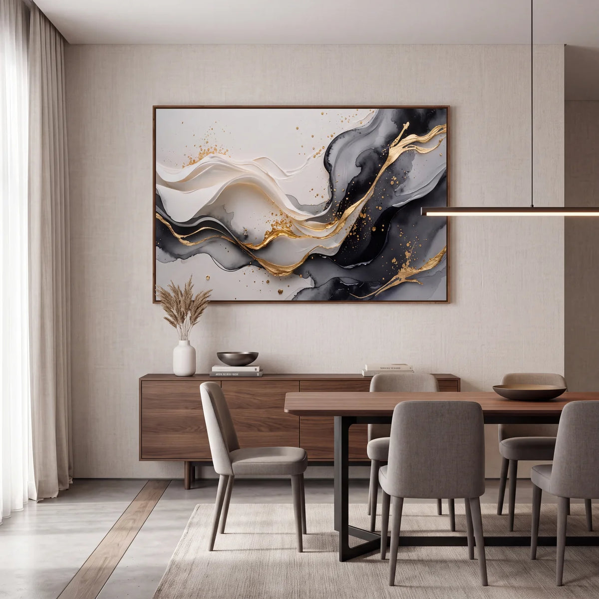 Quadro Decorativo Veios de Ônix II