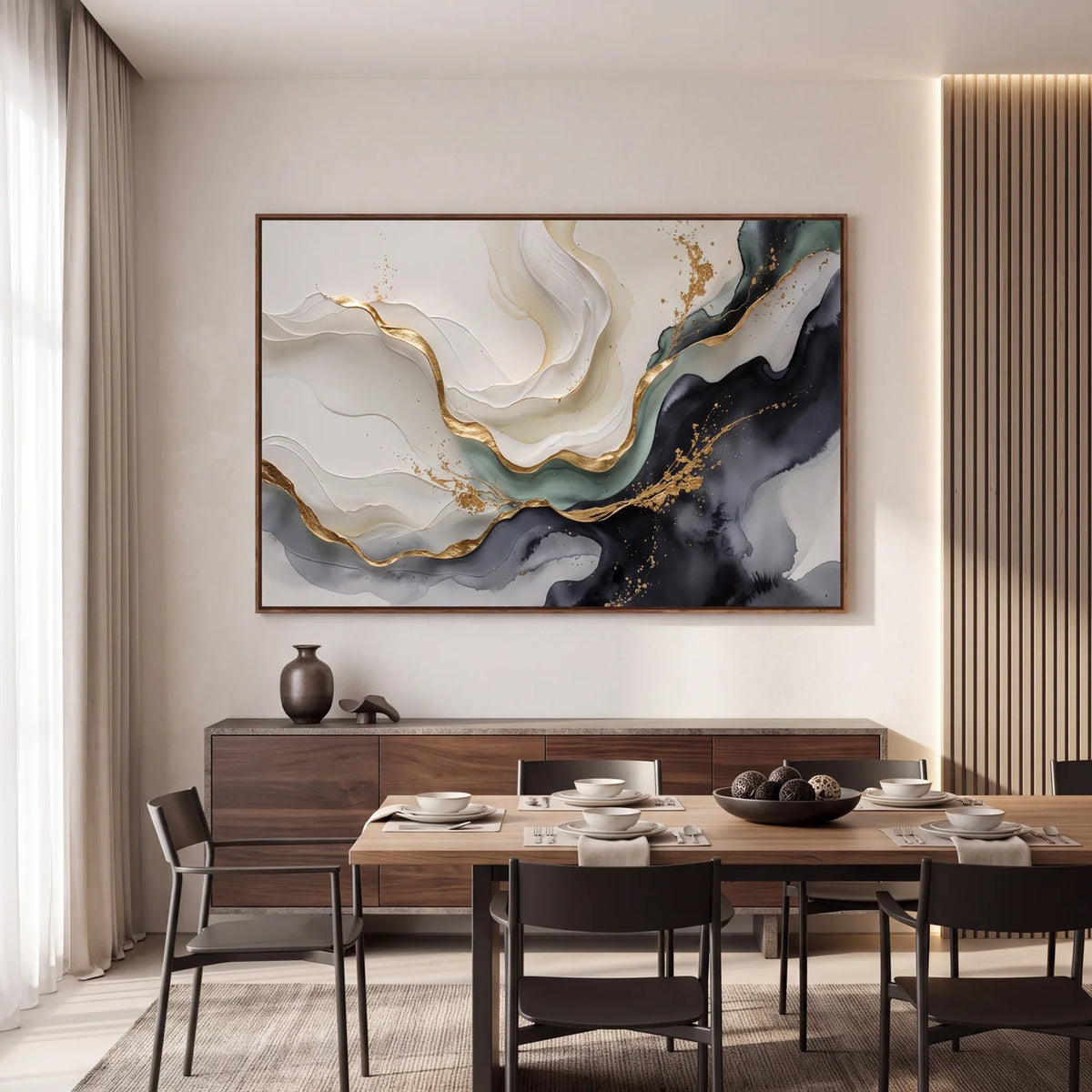 Quadro Decorativo Geodo Noturno