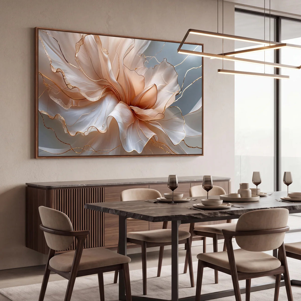 Quadro Decorativo Flor de Âmbar