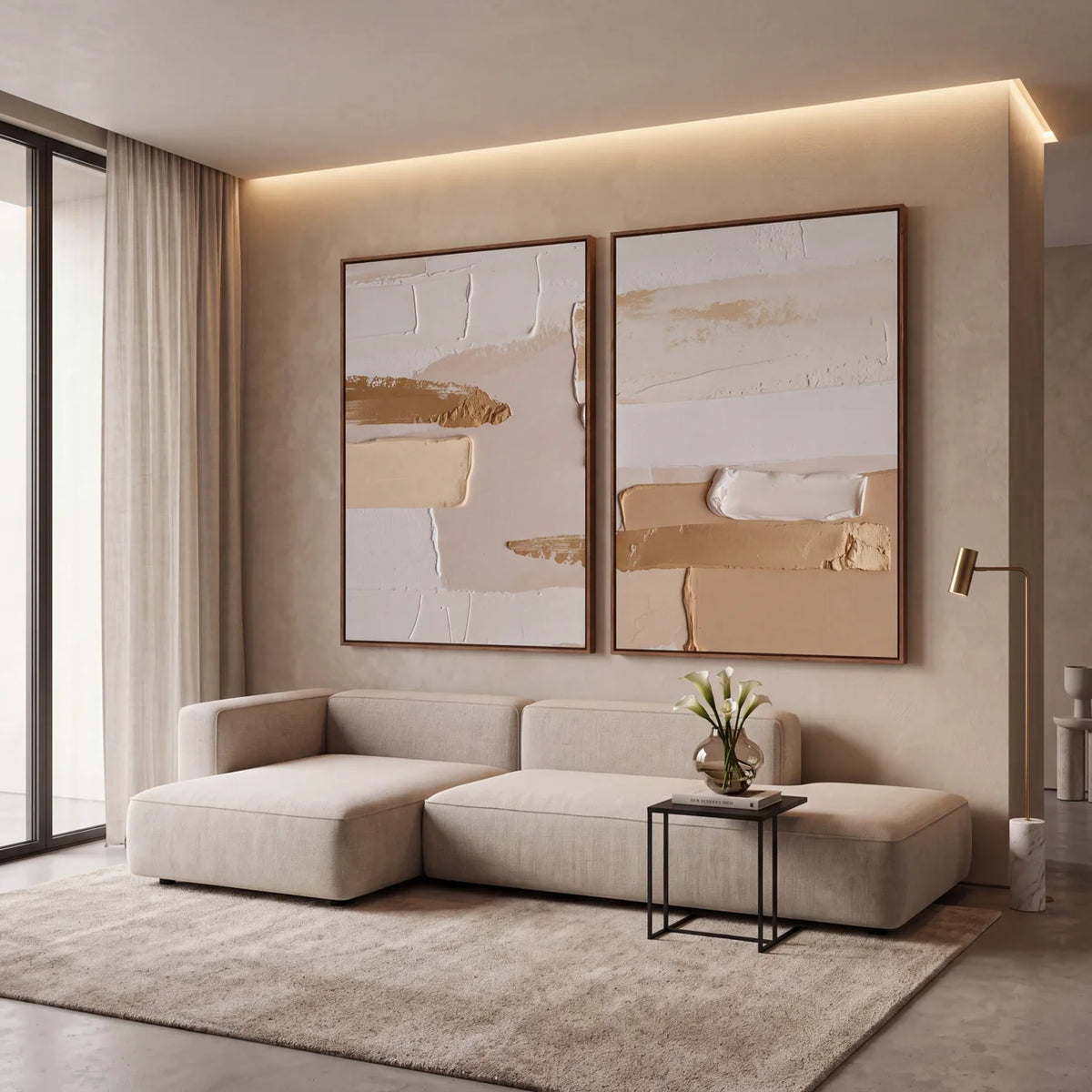 Quadro Decorativo Linhas de Luz