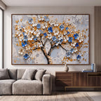 Quadro Decorativo Árvore da Vida Safira