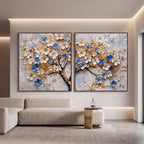 Quadro Decorativo Árvore da Vida Safira