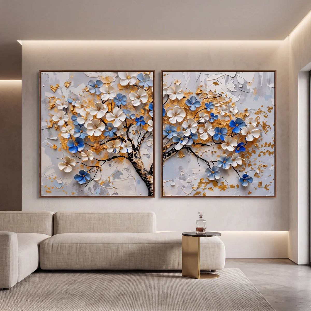 Quadro Decorativo Árvore da Vida Safira