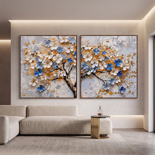 Quadro Decorativo Árvore da Vida Safira