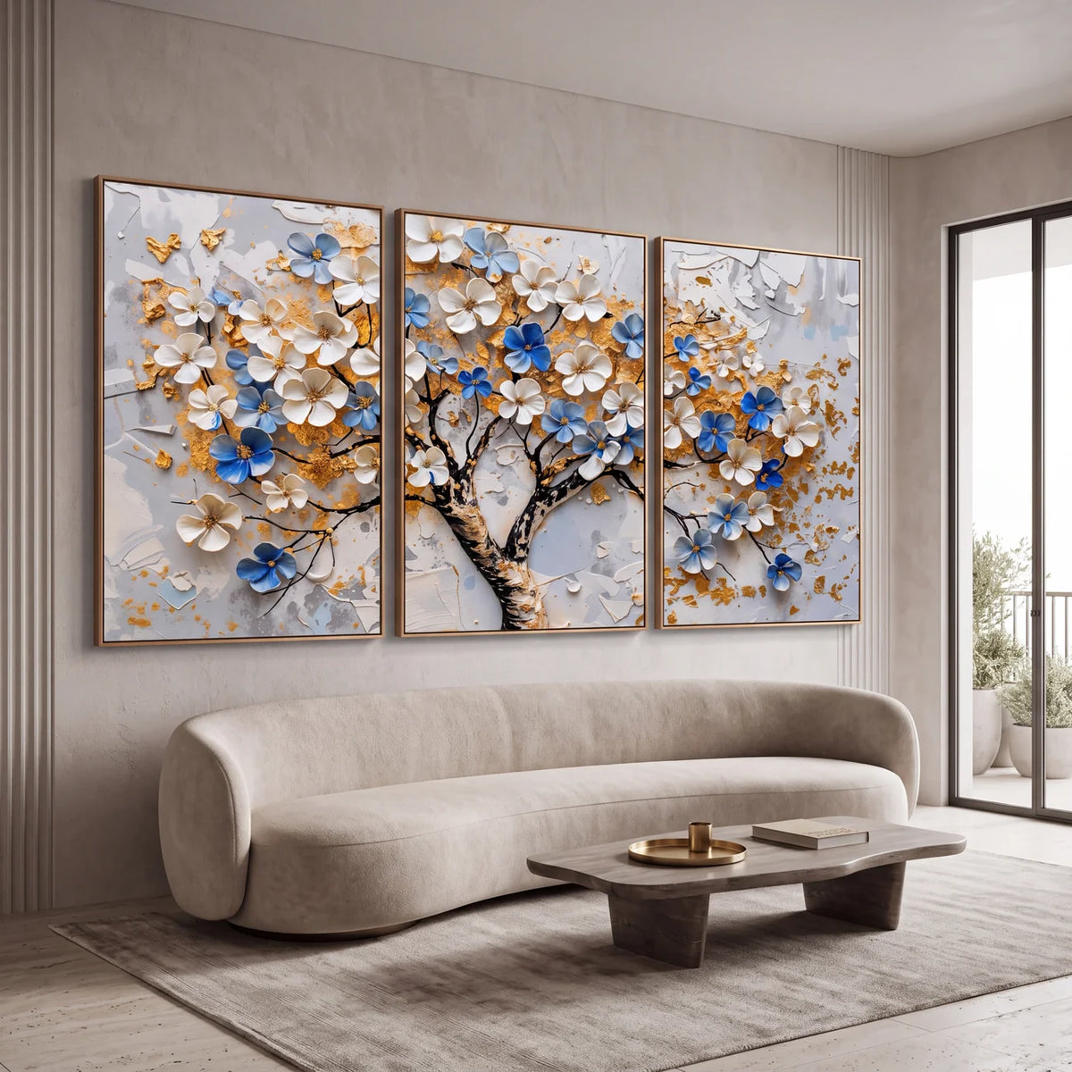 Quadro Decorativo Árvore da Vida Safira