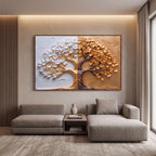 Quadro Decorativo Árvore da Vida Dualidade