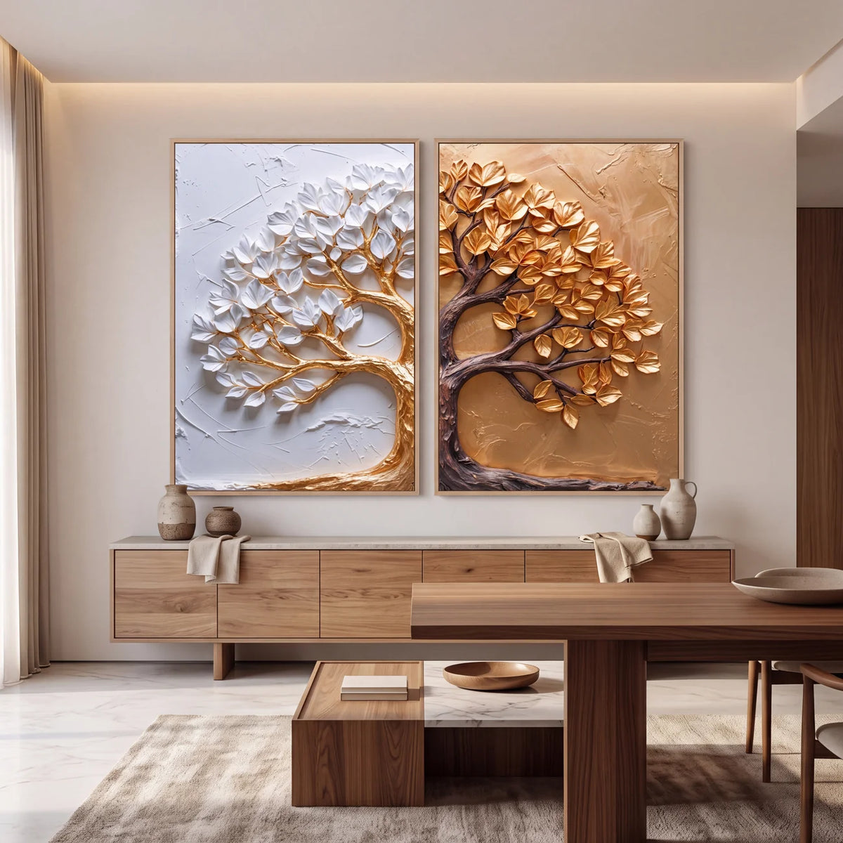 Quadro Decorativo Árvore da Vida Dualidade