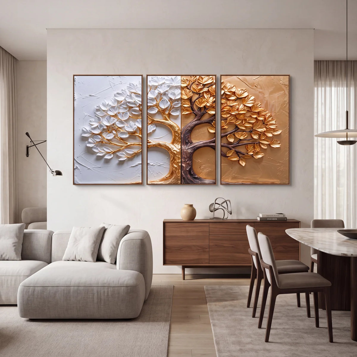 Quadro Decorativo Árvore da Vida Dualidade