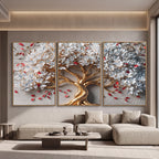 Quadro Decorativo Árvore da Vida Rubra