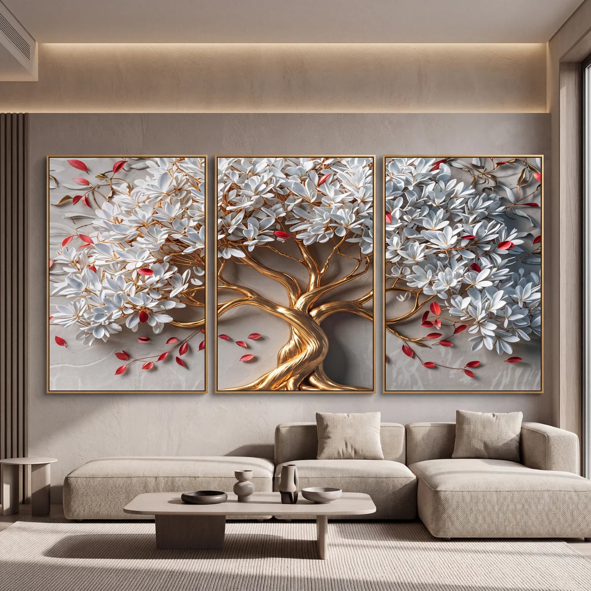Quadro Decorativo Árvore da Vida Rubra