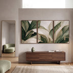 Quadro Decorativo Folhas de Bananeira Floresta