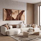 Quadro Decorativo Folhas de Bananeira Cacau