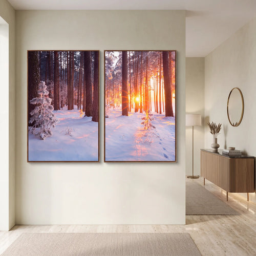 Quadro Decorativo Bosque de Inverno