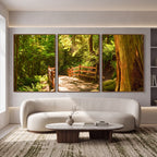 Quadro Decorativo Caminho da Floresta
