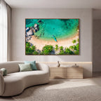 Quadro Decorativo Paraíso Turquesa