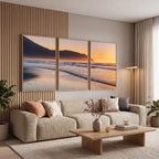 Quadro Decorativo Pôr do Sol Sereno