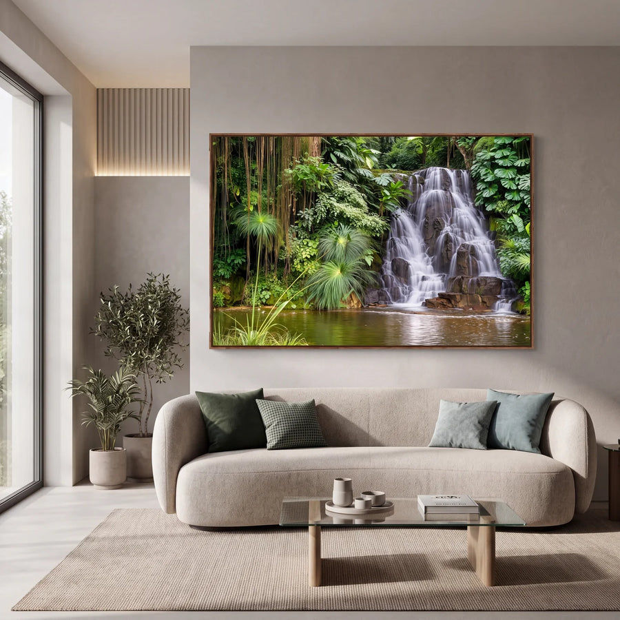 Quadro Decorativo Cascata Tropical