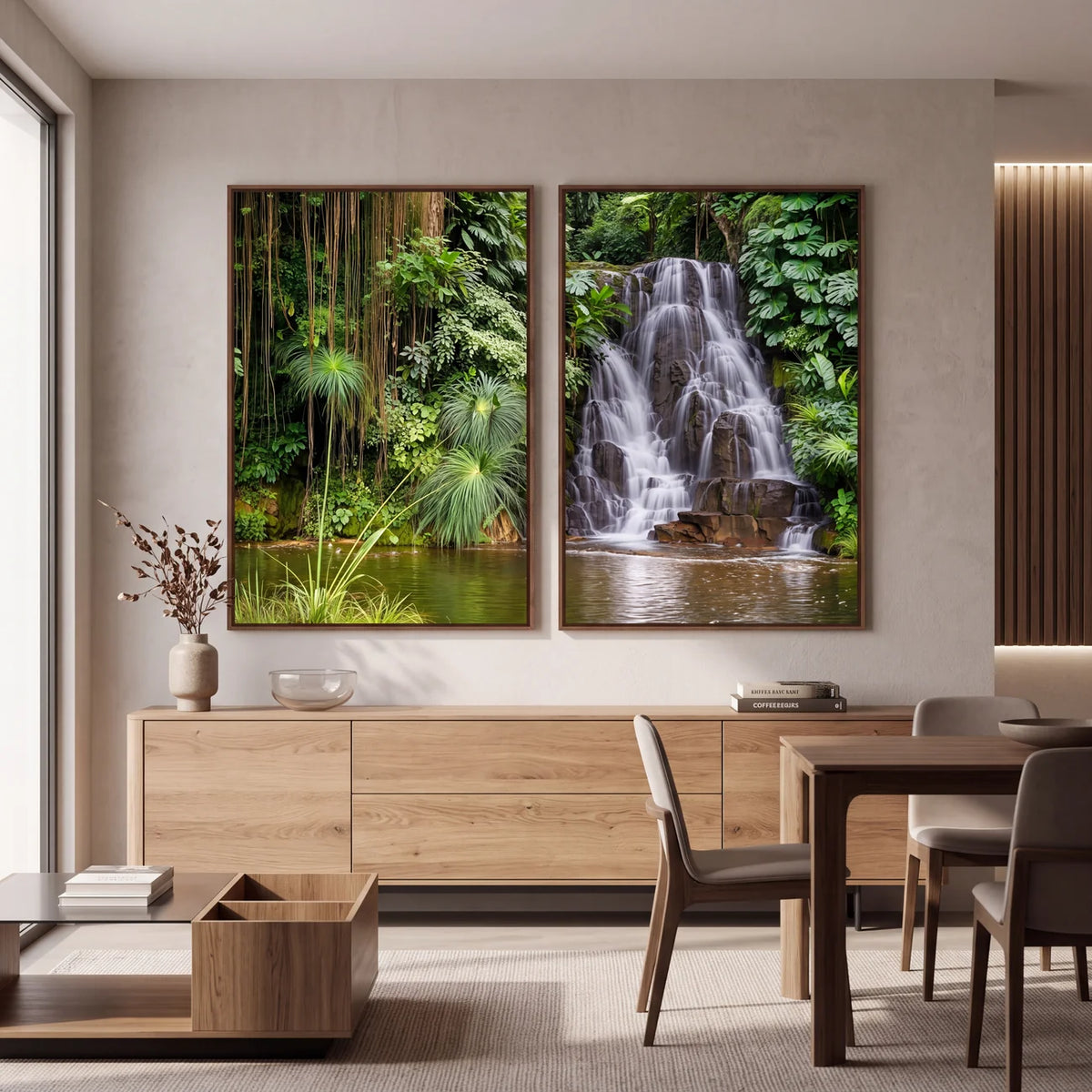 Quadro Decorativo Cascata Tropical