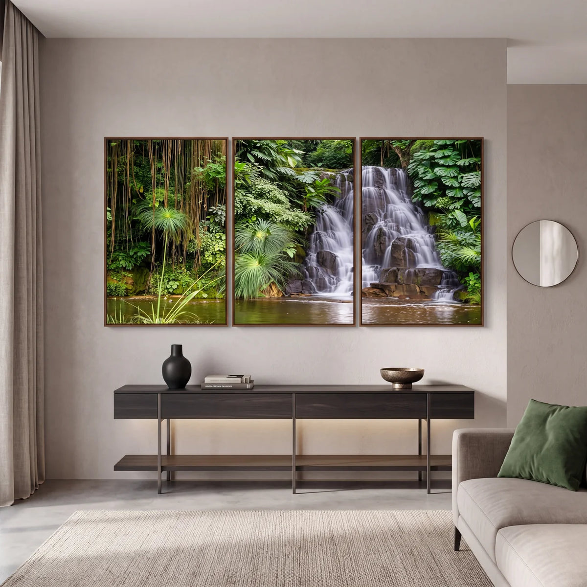 Quadro Decorativo Cascata Tropical
