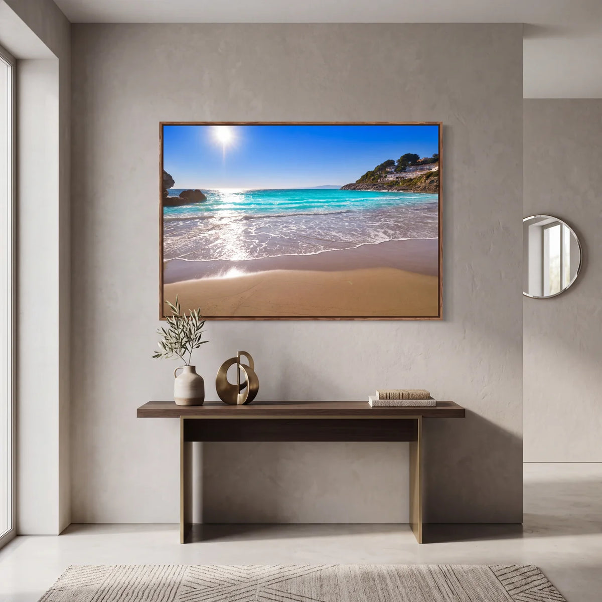 Quadro Decorativo Costa Turquesa