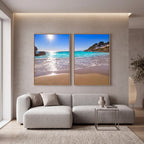Quadro Decorativo Costa Turquesa