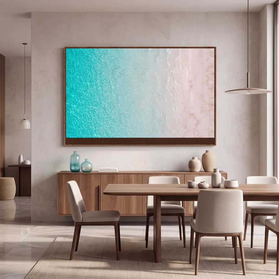 Quadro Decorativo Encontro Turquesa