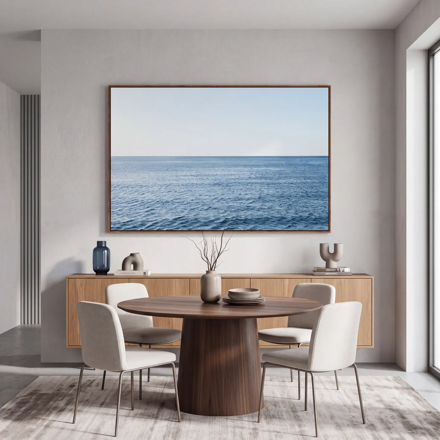 Quadro Decorativo Horizonte Azul Sereno