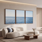 Quadro Decorativo Horizonte Azul Sereno