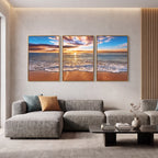 Quadro Decorativo Amanhecer Dourado