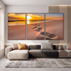 Quadro Decorativo Dunas Douradas