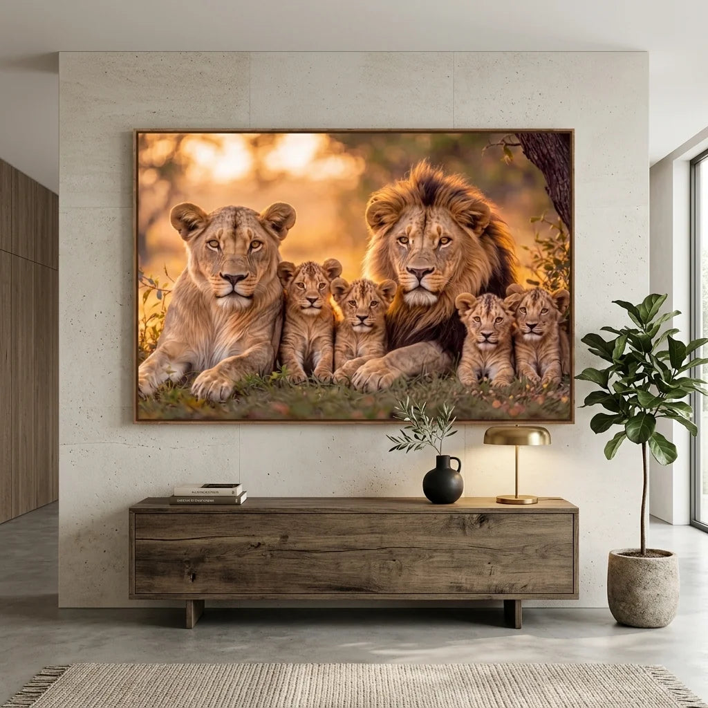 Quadro Decorativo Ritmo em Camadas