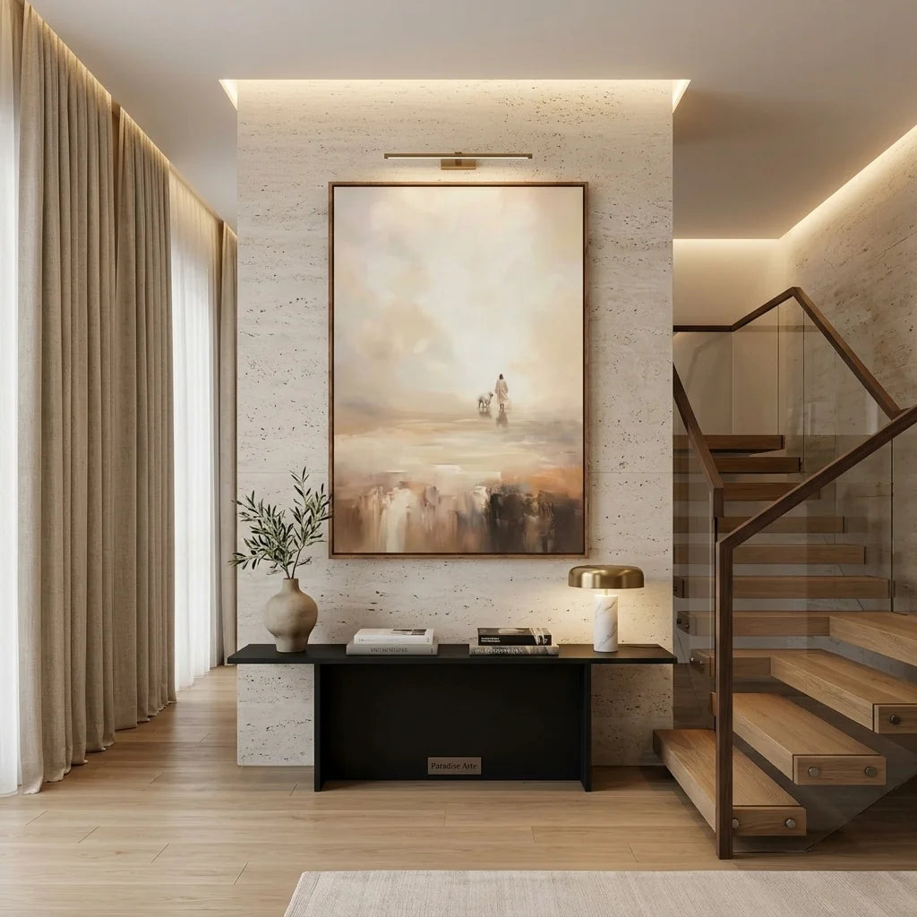 Quadro Decorativo Paz e Fé