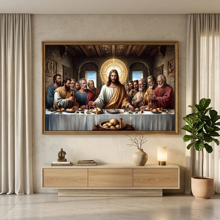 Quadro Decorativo Fé e Luz