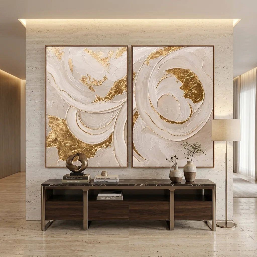 Quadro Decorativo Fluxo Atemporal